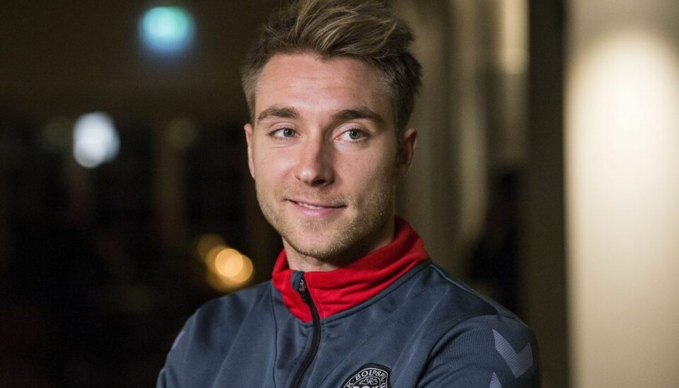 Christian Eriksen nomineret: Kan vinde dansk fodboldhæder igen Christian Eriksen nomineret. Han kan blive Årets Fodboldspiller for fjerde år i træk. Foto: Scanpix/Anders Kjærbye