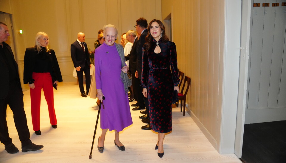 Syg Margrethe er på benene igen