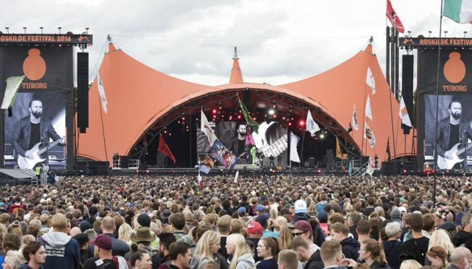 Foo Fighters skal fylde Orange Scene til sommer Arkivfoto: Torben Christensen/Scanpix.