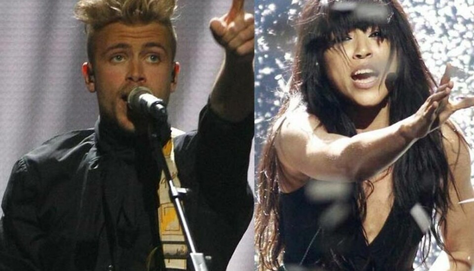 Eurovision-vindere og dansk islæt i svensk Grand Prix Tim Schou og Loreen er med i Melodifestivalen 2017. Foto: Scanpix (Arkivfoto)