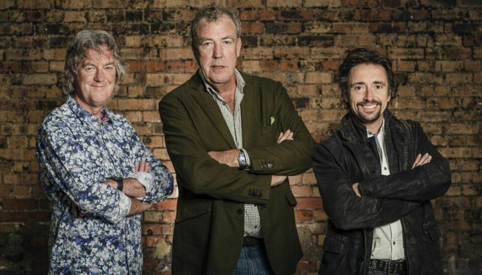 Som abonnent får man blandt andet mulighed for at følge holdet fra det populære BBC-bilprogram “Top Gear”, Jeremy Clarkson, Richard Hammond og James May. Foto: Amazon Prime Video.