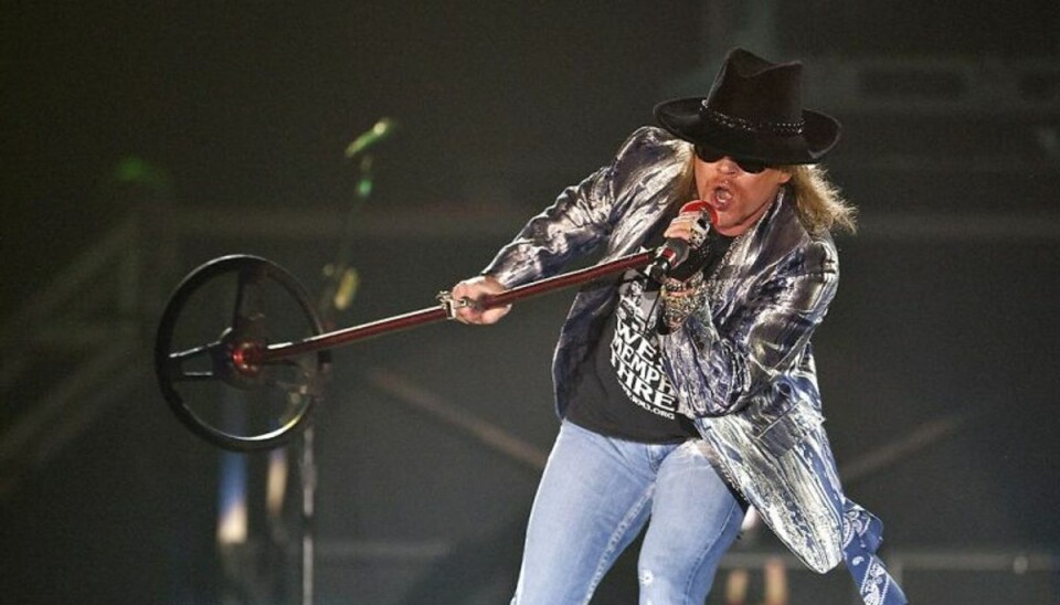 Guns ‘n’ Roses kommer til København til sommer Arkivfoto: Scanpix.