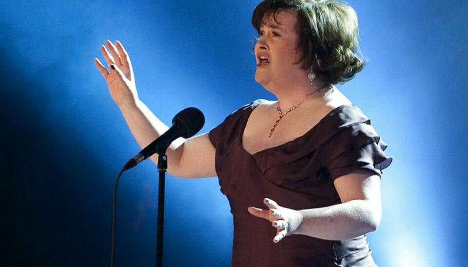 Susan Boyle fik sit gennembrud, da hun medvirkede i tv-programmet “Britain’s Got Talent” i 2009. Foto: Scanpix (Arkivfoto)