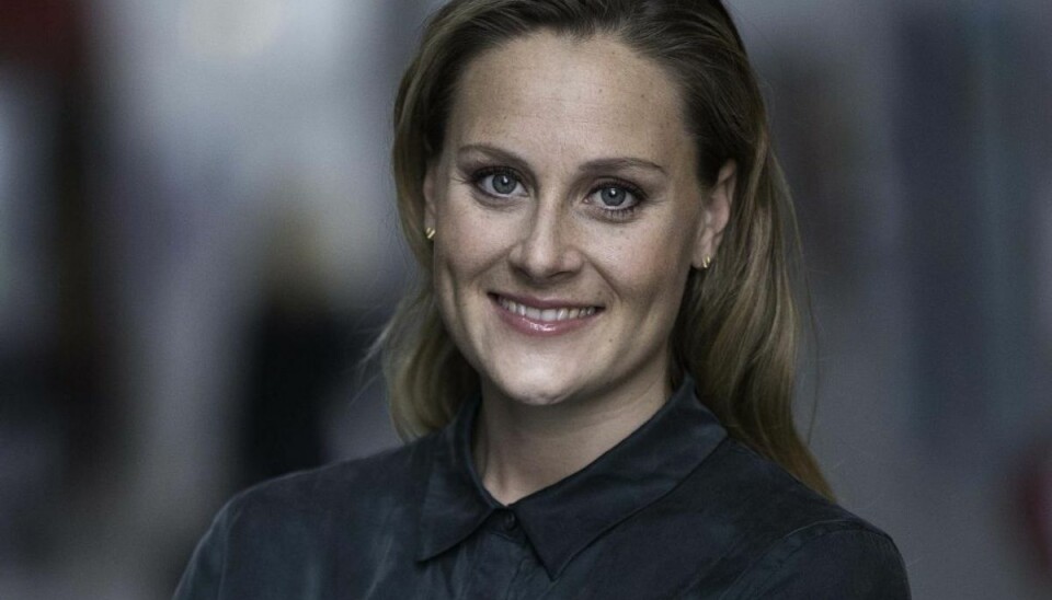 Her er den nye vært på “Aftenshowet” Mette Bluhme Rieck vil fremover både være vært i Aftenshowet og hos DR Sporten. Foto: Bjarne Bergius Hermansen/DR.