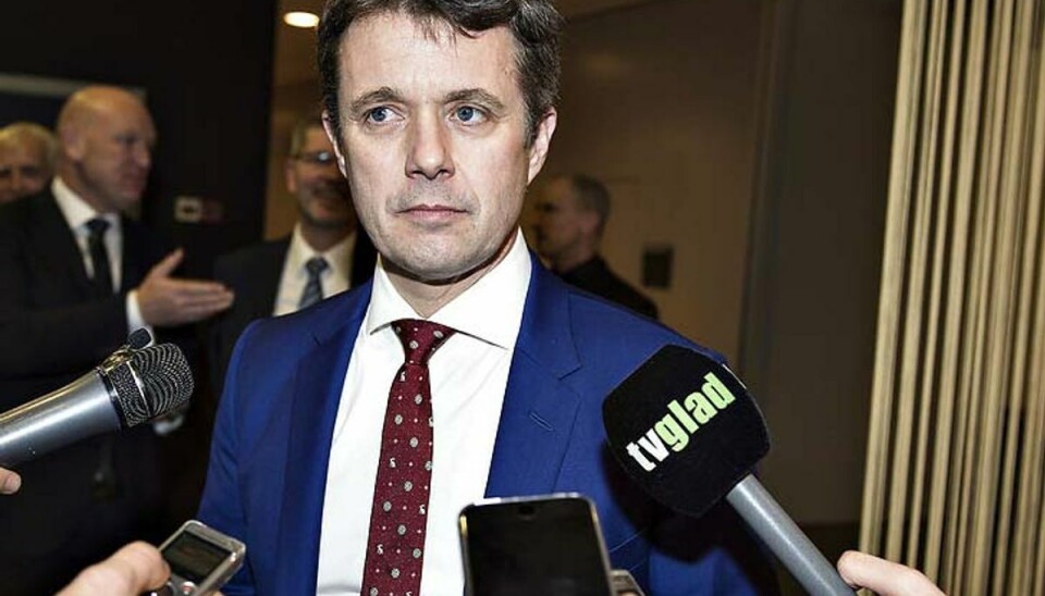 Kronprinsens opførsel rammer Lars Løkke Det er problematisk, at kronprins Frederik som medlem af Den Internationale Olympiske Komité sidste år gik imod den danske regerings linje om udelukkelse af Rusland fra legene i Rio, mener Enhedslisten. Foto: Henning Bagger/Scanpix (Arkivfoto)