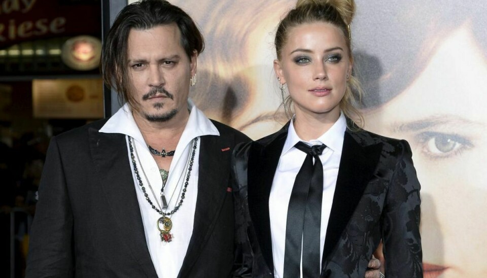 Johnny Depp og Amber Heard nåede at være gift i 15 måneder, før forholdet forliste. Foto: Reuters/Kevork Djansezian