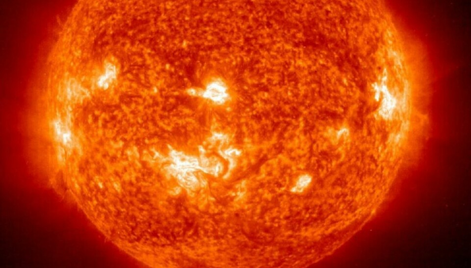 Solen kan slynge energirige skyer ud i rummet, og solstormene kan have konsekvenser for Jorden. Arkivfoto. Foto: Scanpix.