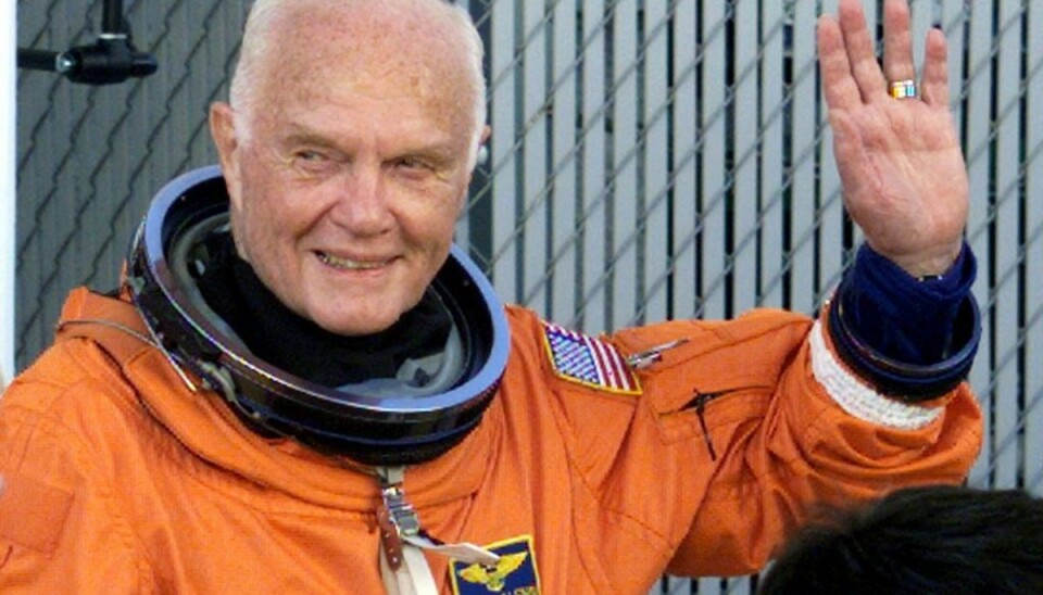 Den amerikanske astronaut John Glenn er død. Han blev 95 år. Foto: Scanpix. Den amerikanske astronaut John Glenn er død. Han blev 95 år. Foto: Scanpix.