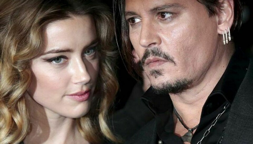 Amber Heard og Johnny Depp blev gift i februar 2015. Foto: SUZANNE PLUNKETT/Scanpix (Arkivfoto)
