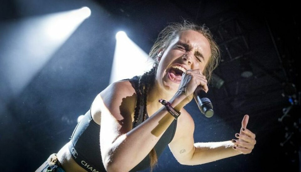 MØ synger i øjeblikket med den elektroniske duo Snakehips. Foto: Axel Schütt/Scanpix (Arkivfoto)