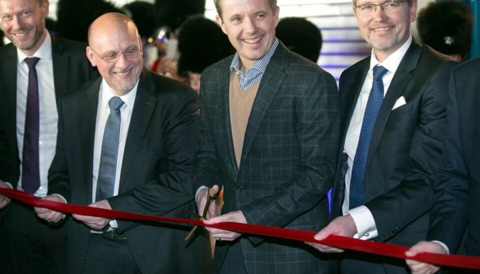 Kronprins Frederik indviede ny arena