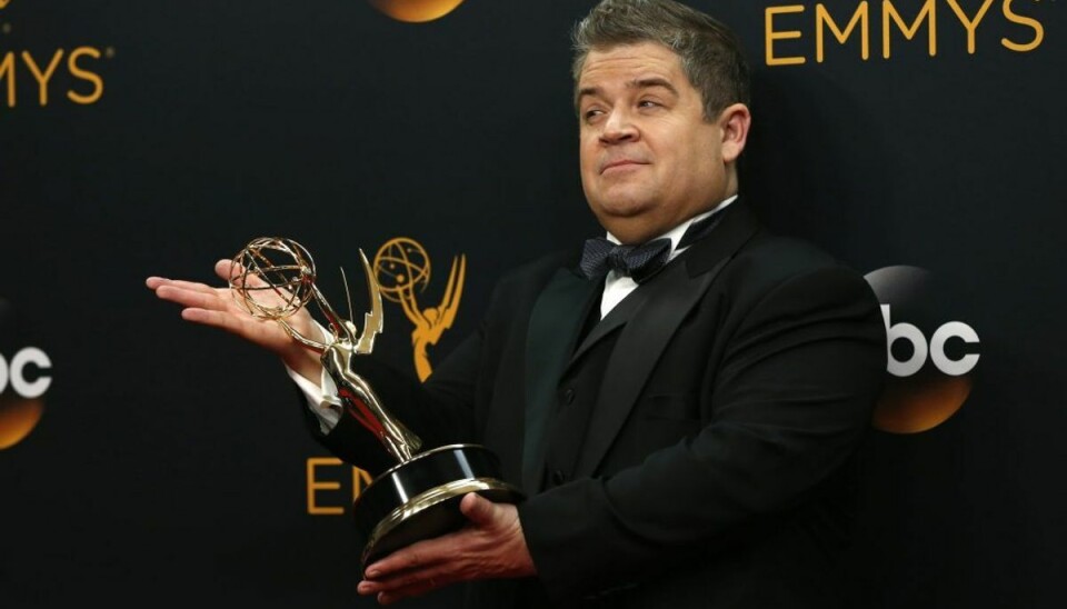 Skuespilleren Patton Oswalt vandt sidste år en Emmy for sit show “Patton Oswalt: Talking for Clapping”. Foto: Scanpix/Mario Anzuoni Skuespilleren Patton Oswalt vandt sidste år en Emmy for sit show “Patton Oswalt: Talking for Clapping”. Foto: Scanpix/Mario Anzuoni