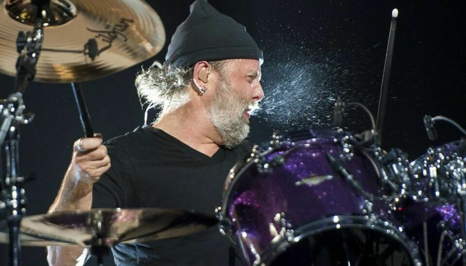 Metallica-trommeslageren Lars Ulrich har fået tildelt ridderkorset. Foto: Nils Meilvang/Scanpix