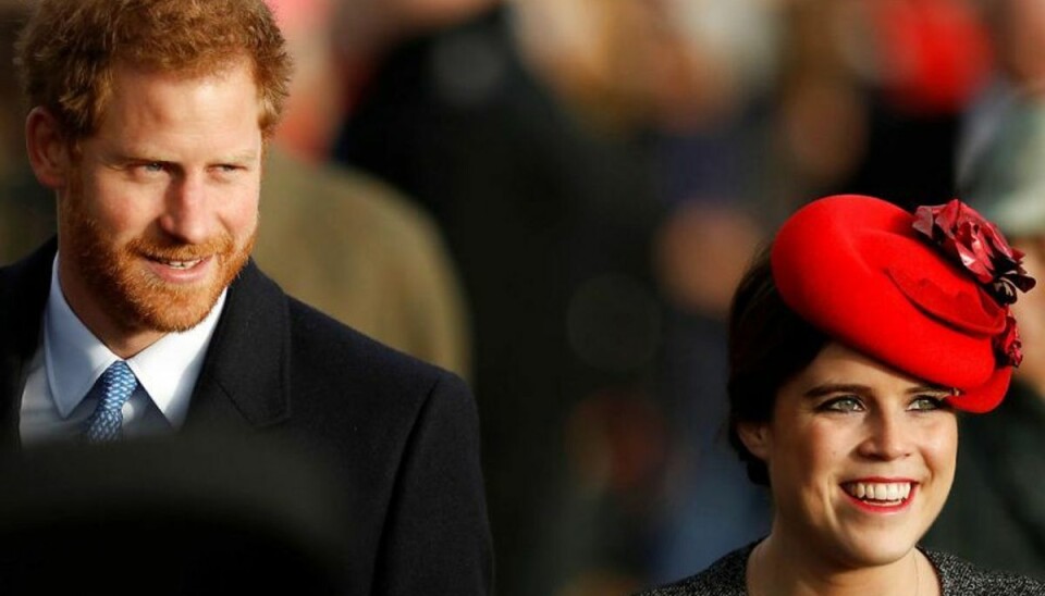 Storbritanniens prins Harry og hans kusine prinsesse Eugenie er ganske tætte. Arkivfoto: Scanpix/Phil Noble Storbritanniens prins Harry og hans kusine prinsesse Eugenie er ganske tætte. Arkivfoto: Scanpix/Phil Noble