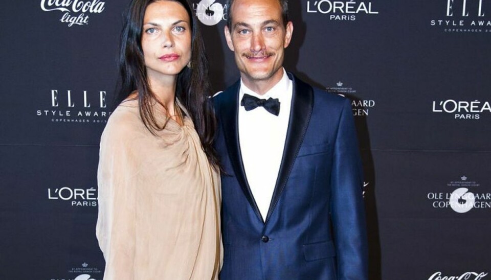Modekonge og model dømt: Havde au pair ulovligt Modellen Ivona Bruun og modekongen Bjørn Bruun fotograferet ved en uddeling af priser inden for dansk mode i 2013. Foto: Scanpix (Arkivfoto)
