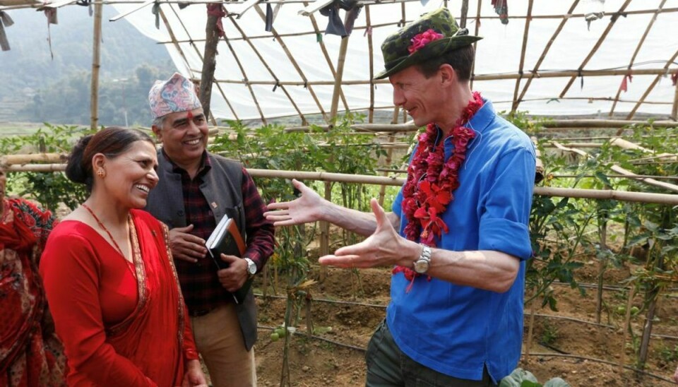 Prins Joachim besøgte Nepal i forbindelse med sit protektorat for Care i Danmark. Foto: Steen Brogaard/Care.