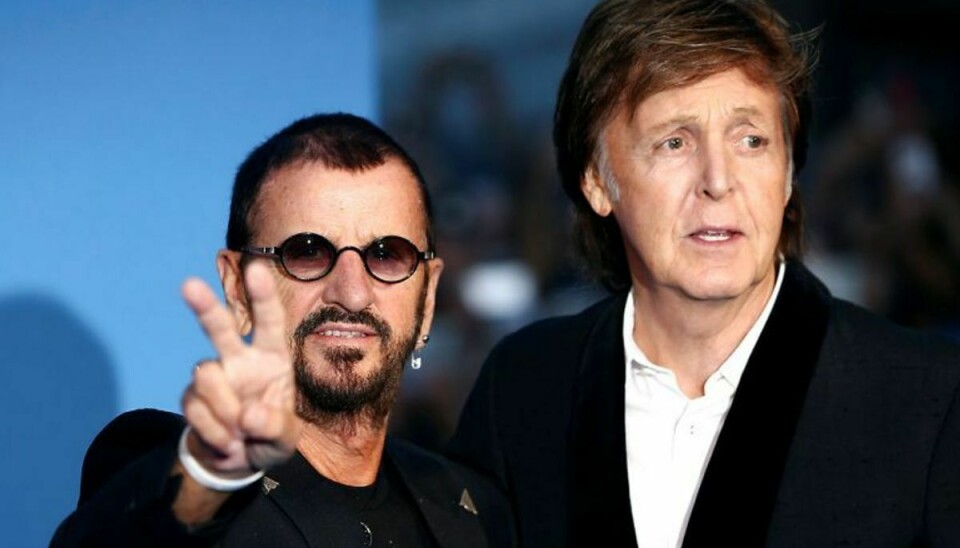 Paul Mccartney og Ringo Starr spiller sammen igen. Foto: NEIL HALL/Scanpix (Arkivfoto)