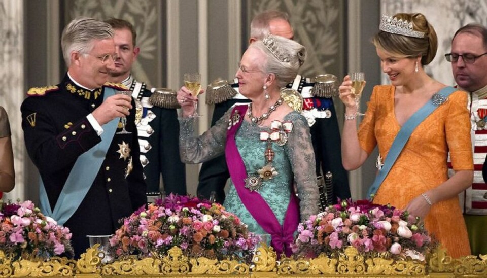 Se billederne: Margrethe bød på gallataffel