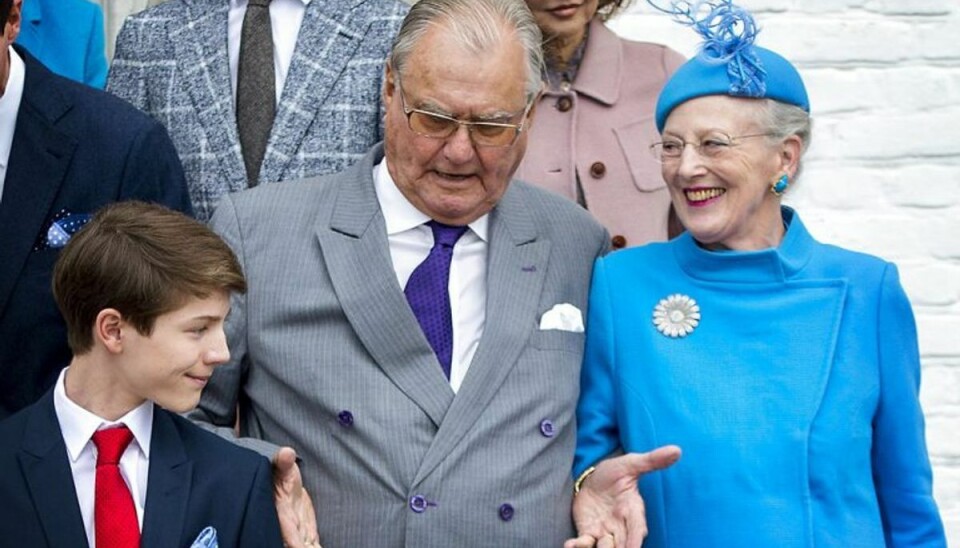 Prins Henrik viste sig ved prins Felix’ konfirmation