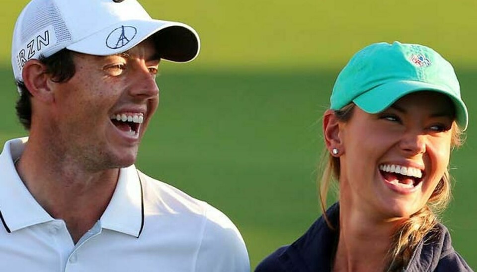 Golfstjernen Rory McIlroy er blevet gift med Erica Stoll. Han dannede indtil maj 2014 par med Caroline Wozniacki. Foto: KARIM SAHIB/Scanpix (Arkivfoto)