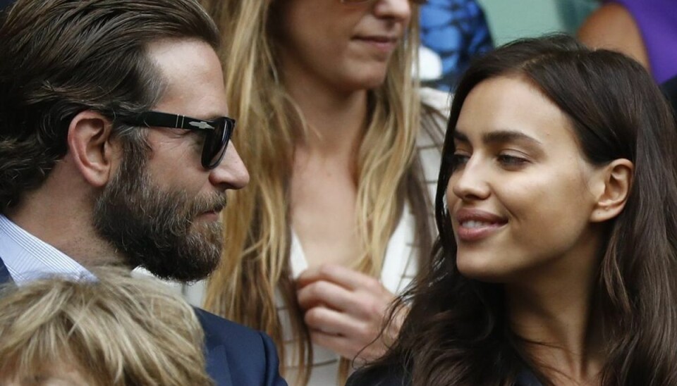 Hollywood-stjerne og supermodel er blevet forældre Bradley Cooper og Irina Shayk har dannet par i to år. Foto: Scanpix/Stefan Wermuth