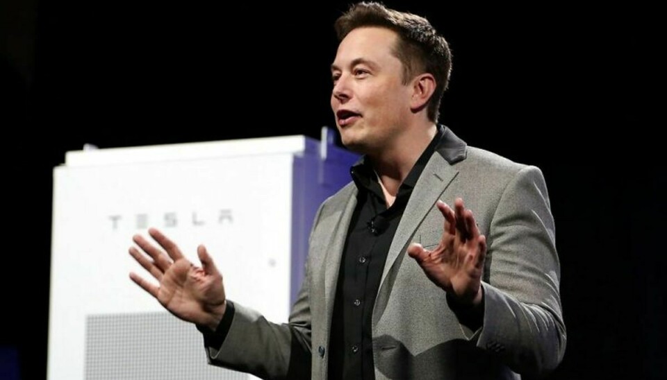 Elon Musk har nu lagt et billede op af ham og ‘Den danske pige’. Foto: DAVID MCNEW/Scanpix.