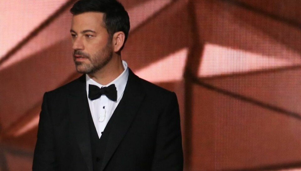 Tv-vært dybt berørt: Nyfødt søn hjerteopereret Jimmy Kimmel var dybt berørt, da han fortalte om sin nyfødte søns hjertefejl. Foto: Scanpix/Mike Blake