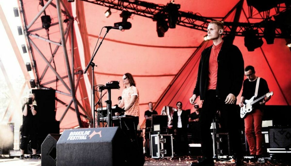 I 2015 åbnede The Minds of 99 Orange Scene på Roskilde Festival. I år er bandet klar til at spille på koncertturnéen Grøn. Foto: Scanpix/Sophia Juliane Lydolph