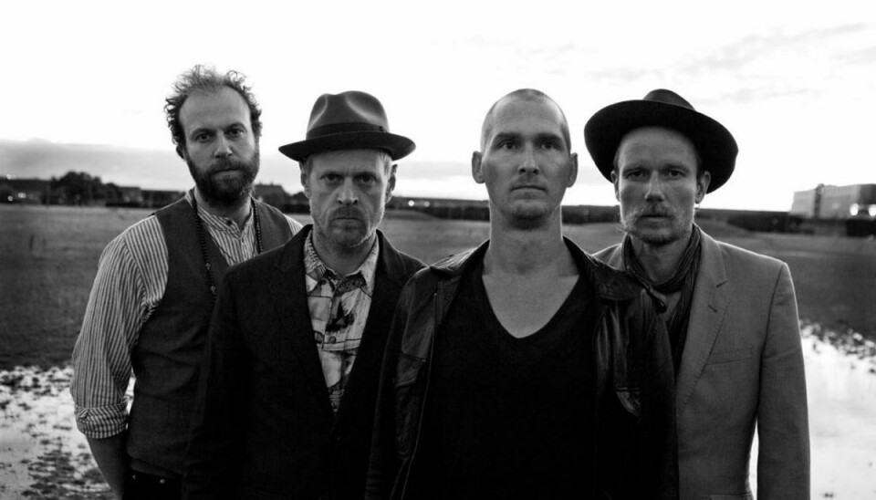 Bandet Rovdrift, der har skuespiller Carsten Bjørnlund i front, udgiver debut-ep i starten af maj. Foto: Free/Bjørn Bertheussen