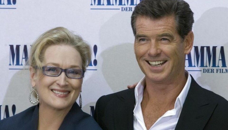 Overraskelse: Der kommer endnu en Mamma Mia-film Meryl Streep, Pierce Brosnan, Amanda Seyfried og Christine Baranski vender tilbage i deres gamle roller. Foto: WOLFGANG RATTAY/Scanpix (Arkivfoto)