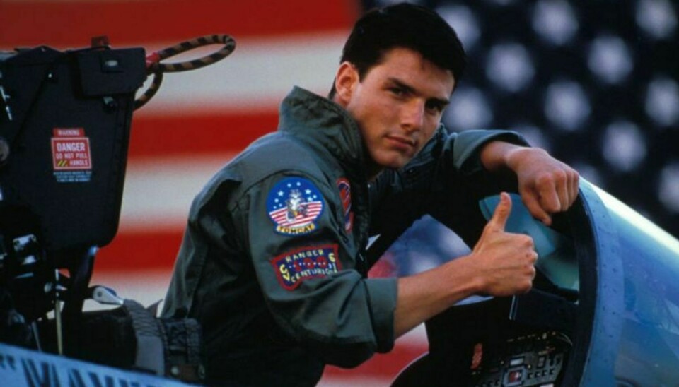Den amerikanske skuespiller Tom Cruise bekræfter, at der er en efterfølger til filmen “Top Gun” på vej. Foto: Paramount Pictures/Scanpix (Arkivfoto)