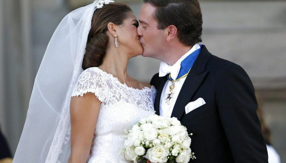 Prinsesse Madeleine og Chris O’Neill fejrer bryllupsdag Svenske prinsesse Madeleine og hendes mand Chris O’Neill kan torsdag fejre deres fireårs bryllupsdag. Foto: Scanpix (Arkivfoto)