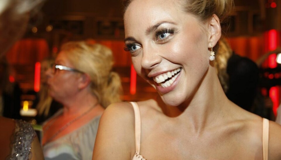 Babylykke: Tidligere tv-vært er blevet mor Eva Nabe Poulsen deltog i “Vild med dans” 2011, men hun røg ud af programmet som den første. Foto: Scanpix/Camilla Rønde