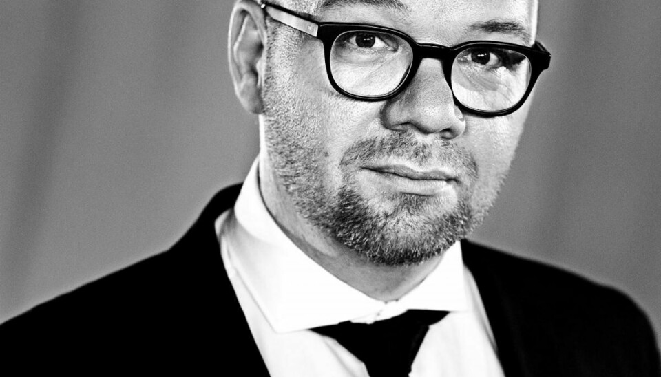 Snart strømmer den danske komiker Lars Hjortshøjs stemme igen ud i æteren på radiokanalen P4. Foto: Agnete Schlichtkrull/DR.