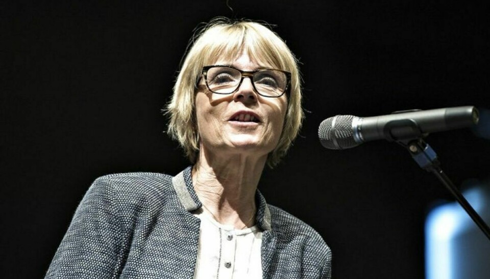 Den danske forfatter Hanne-Vibeke Holst brød aldrig sammen, efter hun fik konstateret brystkræft i vinter. Foto: Henning Bagger/Scanpix