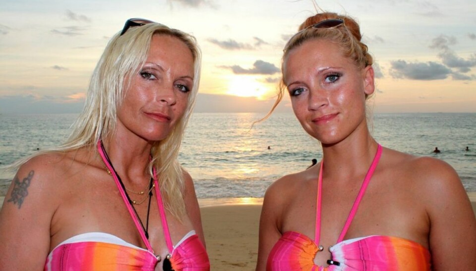 Hackere truer realitystjerner Joy og Mia fra Mig og min mor er blevet hacket. Foto: Discovery Networks Danmark (Arkivfoto)