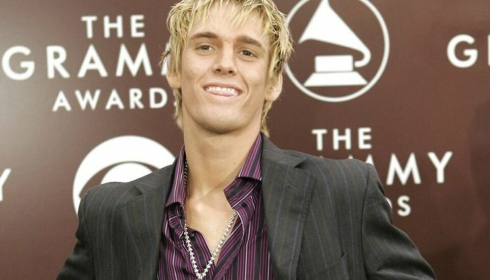 Ung popstjerne i alvorlig trafikulykke Aaron Carter pådrog sig skader ved ulykken. Foto: Robert Galbraith/Scanpix (Arkivfoto)
