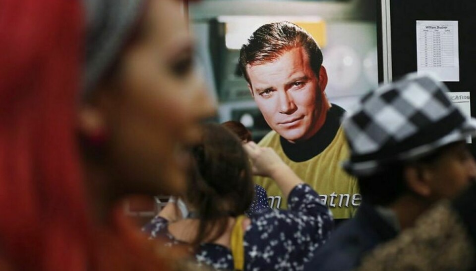 Nasa havde fået hjælp af William Shatner, der spillede rollen som Captain Kirk i kultserien Star Trek. Foto: Suzanne Plunkett/Scanpix (Arkivfoto)