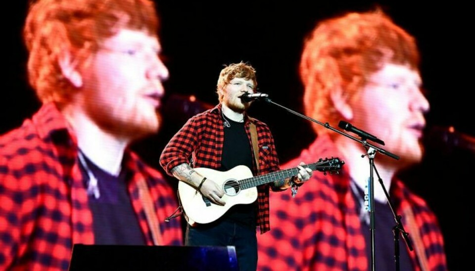 Den engelske sanger Ed Sheeran har aflyst sin udsolgte koncert i St. Louis søndag på grund af uroligheder i byen. Dylan Martinez/Scanpix (Arkivfoto)