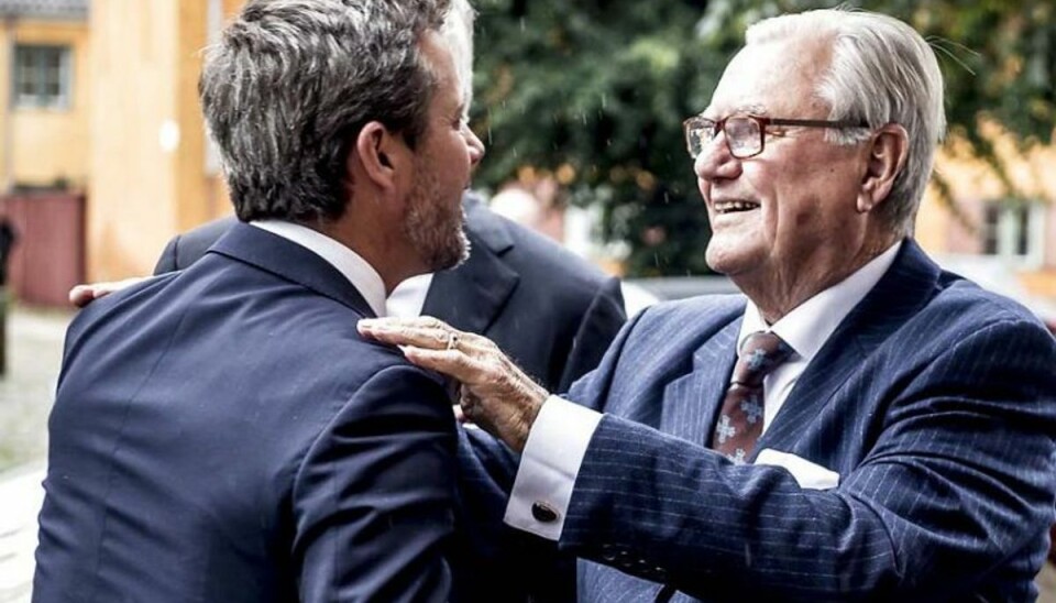 Frederik bliver en god konge. En klog og menneskelig regent.Det siger prins Henrik i en ny bog om kronprinsen. Foto: Mads Claus Rasmussen/Scanpix (Arkivfoto)