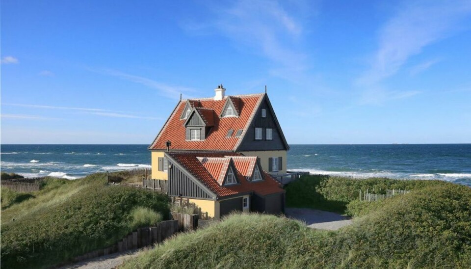 Her ses “Hollænderhuset” i Skagen. Foto: Lützau.