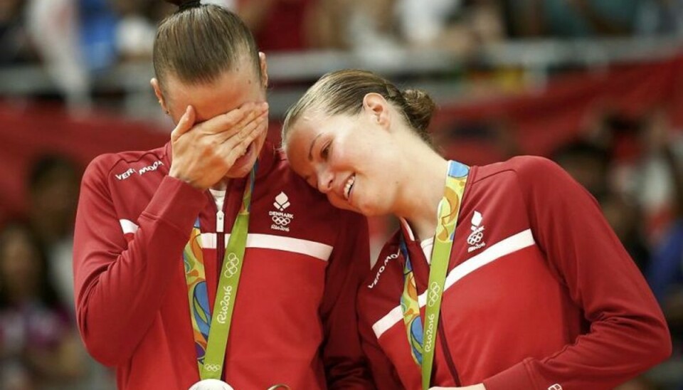 Den største gevinst har indtil videre været sølvmedaljen ved OL i Brasilien i 2016. Her vandt Rytter Juhl og Pedersen i den grad også publikums hjerter. Foto: Ruben Sprich/Scanpix (Arkivfoto)