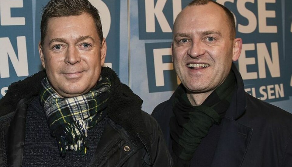 Peter Frödin gyser og jubler – her er han sammen med sin mand Jon. Arkivfoto: Scanpix Peter Frödin gyser og jubler – her er han sammen med sin mand Jon. Arkivfoto: Scanpix