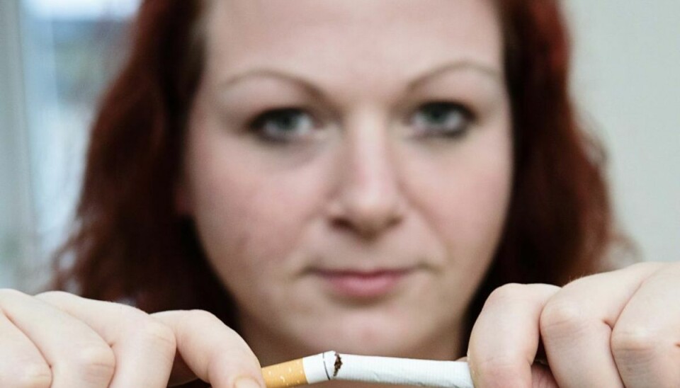 Tina blev tirsdag aften hjulpet i Luksusfælden. Rygestoppet overholder hun også. Foto: TV3. Tina blev tirsdag aften hjulpet i Luksusfælden. Rygestoppet overholder hun også. Foto: TV3.