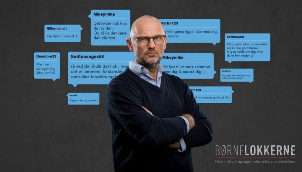 Børnelokkerne er tilbage: Se Qvortrups konfrontation Henrik Qvortrup står igen i spidsen i jagten mod seksuelle krænkere. Foto: TV3.