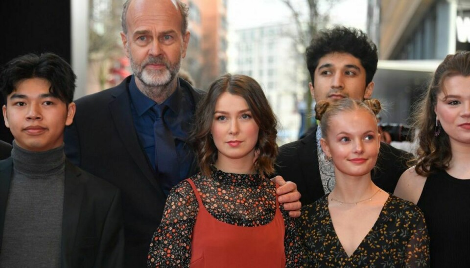 Erik Poppe (nummer to fra venstre) står bag filmen om Utøya-tragedien, der benytter sig af en række nye, ukendte skuespillere. Foto: Scanpix/John Macdougall