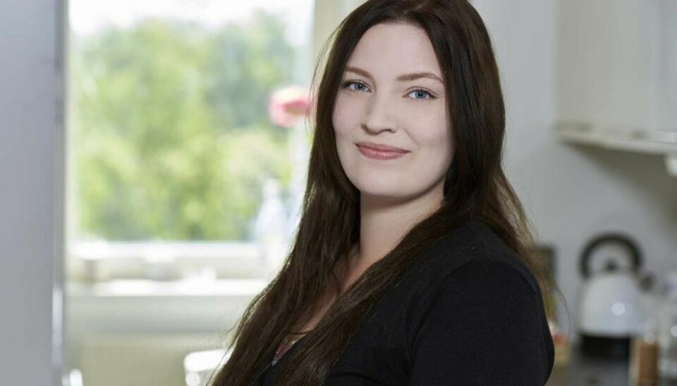 Nadia Shila, der er kendt fra De Unge Mødre, vil nu sagsøge et amerikansk hospital. Her ses Nadia Shila fra dengang hun medvirkede i De Unge Mødre. Foto: Janus Nielsen/Discovery Networks Danmark (Arkivfoto)