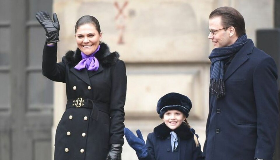 Charmerende prinsesse “stjal” billedet fra mor