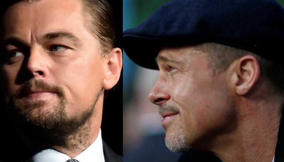 “Once Upon a Time in Hollywood”, hvor Leonardo DiCaprio (t.v.) og Brad Pitt (t.h.) spiller sammen, får amerikansk premiere den 9. august 2019. Foto: Scanpix (Arkivfoto)