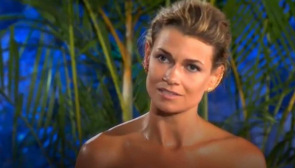 Paradise Hotel-deltager er IKKE single: -Det får konsekvenser Rikke Gøransson bliver vred. Én af deltagerne har nemlig løjet om sin civilstatus. Foto: TV3.